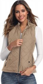 img 2 attached to Chic And Lightweight Women'S Quilted Vest - Perfect For Any Outfit!