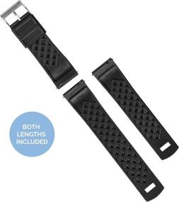 img 3 attached to ⌚️ Upgrade Your Timepiece with Barton Tropical-Style Watch Bands - Easy, Quick Release - Personalize with Choice of Strap Color & Size - Explore 18mm, 19mm, 20mm, 21mm, 22mm, 23mm, and 24mm Watch Straps