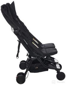 img 2 attached to Compact and Lightweight Mountain Buggy Nano Duo Buggy, Black: Perfect for Two