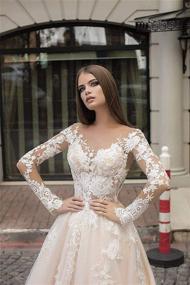 img 1 attached to 👗 Bridal Formal Women's Clothing - Wedding Dresses with Appliques