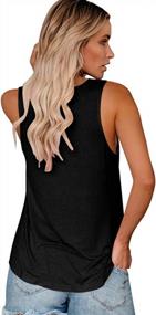 img 1 attached to Cute And Comfy: SAUKOLE Women'S Sleeveless Workout Tank Tops For Yoga And Running