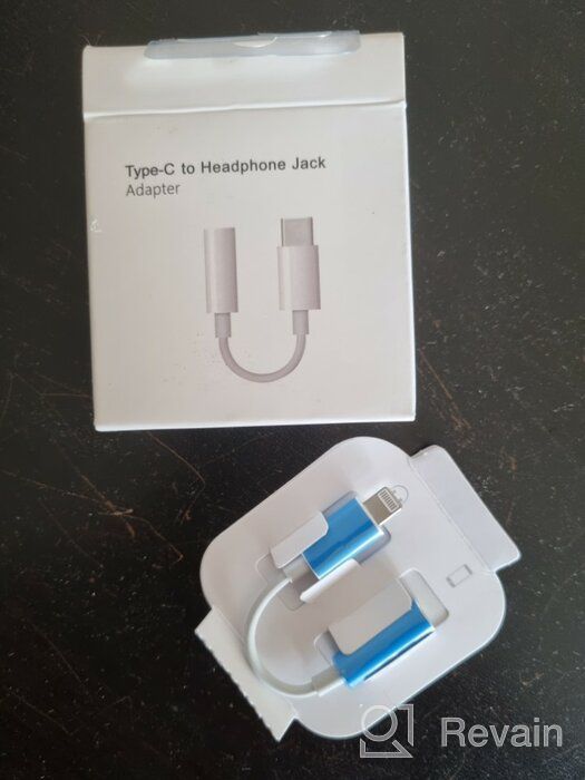 img 1 attached to Adapter - adapter from USB Type-C to Jack 3.5mm for headphones, white review by Ai Esumi ᠌