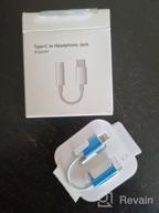 img 1 attached to Adapter - adapter from USB Type-C to Jack 3.5mm for headphones, white review by Ai Esumi ᠌