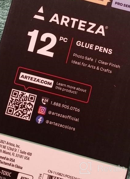 img 1 attached to Arteza Clear Glue Sticks - 12-Pack (50 Ml Each) - Photo-Safe Adhesive Pen - Ideal For Crafts, Art, Scrapbooking, And DIY Projects - Office Supplies review by Bryan Murphy