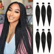 pre-stretched braiding hair 30 inch 6 packs long hair for braids professional yaki texture ombre braiding hair extensions hot water setting soft synthetic crochet hair logo