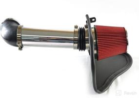 img 4 attached to 🔥 MILLION PARTS Red Cold Air Intake System for 5.7L & 6.1L V8 Engines - Compatible with 2005-2010 300, 2006-2010 Challenger, and 2005-2008 Magnum