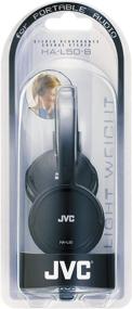 img 2 attached to 🎧 JVC HA-L50B: Stylish and Lightweight Foldable Headphones in Black