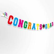 2022 colorful letters graduation banner - congrats graduation banner for any grade level - graduation party supplies and decorations logo