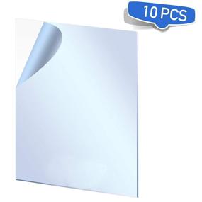 img 1 attached to 10-Pack Of Clear PET Sheets - 11" X 14" X 0.04" - Lightweight And Shatterproof Acrylic Panels For Affordable Glass Alternatives, Ideal For Poster Frames, Counter And Pet Barriers
