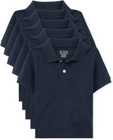 img 4 attached to High-Quality Children's Place Toddler Sleeve Uniform Boys' Tops, Tees & Shirts: A Stylish Choice!
