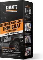 🔧 cerakote ceramic trim coat kit: long-lasting restoration for plastic trim - 200+ washes - superior ceramic coating, not a dressing logo