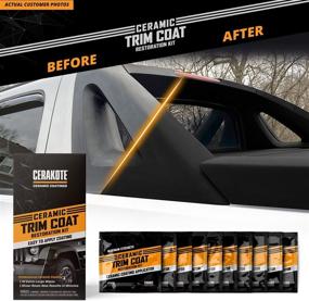 img 1 attached to 🔧 CERAKOTE Ceramic Trim Coat Kit: Long-lasting Restoration for Plastic Trim - 200+ Washes - Superior Ceramic Coating, Not a Dressing