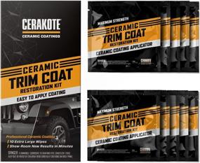 img 2 attached to 🔧 CERAKOTE Ceramic Trim Coat Kit: Long-lasting Restoration for Plastic Trim - 200+ Washes - Superior Ceramic Coating, Not a Dressing