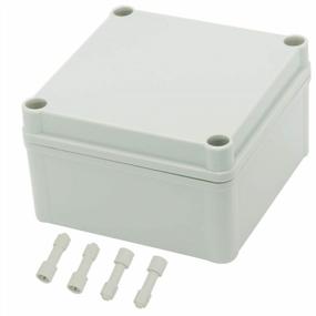 img 4 attached to Zulkit Junction Box ABS Plastic Dustproof Waterproof IP67 Junction Boxes Universal Electrical Project Enclosure Durable DIY Electronic Project Box Grey 4.92 X 4.92 X 2.95 Inch (125 X 125 X 75 Mm)