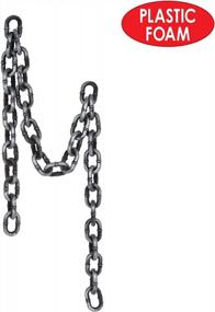 img 2 attached to Black/Gray Plastic Chain By Beistle - Durable And Versatile For Decor And DIY Projects