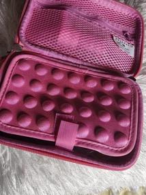 img 8 attached to Pink Travel Case Bag For Asthma Inhaler, Masks And Spacer - Secure And Convenient Storage Solution