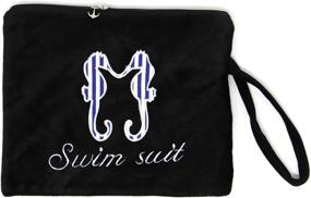 img 4 attached to Waterproof Wet Bag For Swimsuit, Bikini & Gym Clothes - SERENITA Web Bag Keeps Items Dry & Secure!