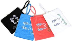 img 1 attached to Waterproof Wet Bag For Swimsuit, Bikini & Gym Clothes - SERENITA Web Bag Keeps Items Dry & Secure!