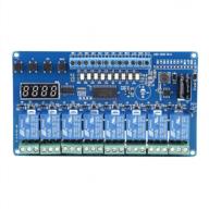 8-channel multifunction relay board with time delay and optocoupler led - ideal for industrial automation logo