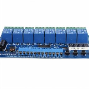 img 1 attached to 8-Channel Multifunction Relay Board With Time Delay And Optocoupler LED - Ideal For Industrial Automation