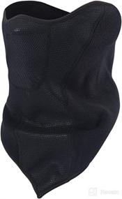 img 4 attached to UV Protective Winter Ski Mask with Fleece Ear Warmer - Ideal Face Cover for Men in Cold Weather