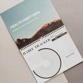 img 3 attached to Motivational Lamare Habit Tracker Calendar With Spiral Binding - Daily Habit Journal And Goal Board - Goal Setting Journal For Productivity And Workouts - Inspirational Tool For Successful Habits