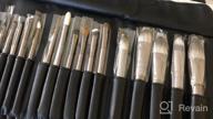 img 1 attached to Eigshow Professional Makeup Brush Set - 18Pcs Grey Brushes For Foundation, Powder, Blush & More! review by Mike Wachtel