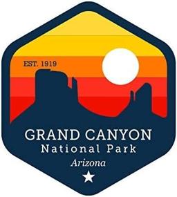 img 2 attached to 🏞️ Enhance Your Journey with fagraphix Grand Canyon National Park Arizona Sticker - Self Adhesive Vinyl Decal Celebrating the Majestic Colorado River in the Grand Canyon