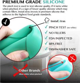 img 3 attached to Sealing Silicone Lid For 6 Quart Instant Pot - Fits Multiple Models - Perfect Pressure Cooker Accessory