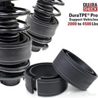 🔧 durashock coil spring spacer, vehicle accessory with variable series for optimal loading weight, front and rear shock absorber (csb pro, e) logo