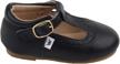 toddler little girls oxford leather girls' shoes at flats logo