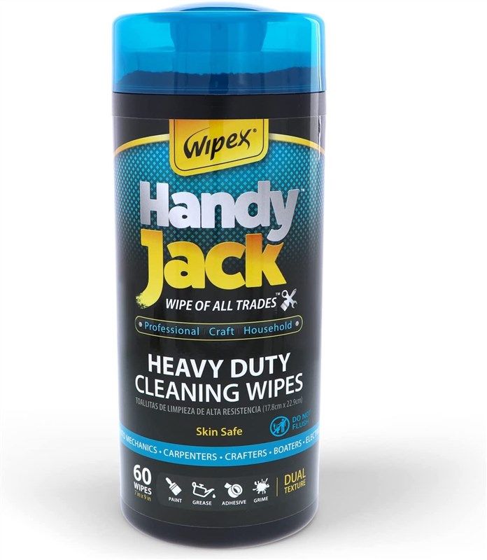 Wipex Handy Jack Heavy Duty Wipes, Dual Texture Cleaning Cloth