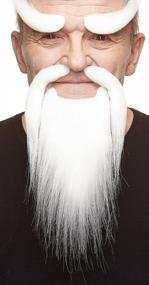 img 4 attached to Transform Your Look With Self-Adhesive Novelty Shaolin Monk Facial Hair