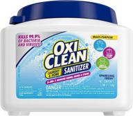 2.5 lb oxiclean powder sanitizer for laundry, fabric, and home - enhance your cleaning routine logo