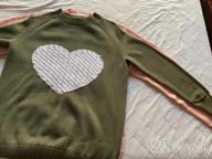 img 1 attached to Cute And Cozy: Nulibenna Women'S Cable Knit Pullover Sweaters With Heart Patch review by Profit Gilley