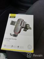 img 1 attached to Baseus Metal Age Gravity Car Mount (Suyl-D01/D09/D0G/D0S) black review by Pin Hung Lin