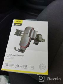 img 11 attached to Baseus Metal Age Gravity Car Mount (Suyl-D01/D09/D0G/D0S) black