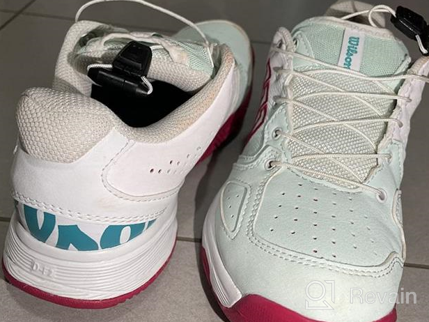 img 1 attached to 👟 Wilson Girl's KAOS Junior Ql: Top-Rated Tennis Shoes for Little Kid/Big Kid Players review by Jaime Ferguson