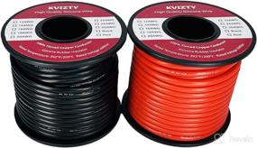 img 4 attached to 🔌 KVIZTY 16 Gauge Silicone Wire - 100ft Flexible Red and Black Automotive Wire - High Temp, 252-Strand 16AWG Copper Conductor