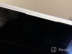 img 8 attached to Защитный чехол с глянцевым кристаллом и твердой оболочкой для MacBook Pro 16 дюймов 2021 2022, модель A2485 с чипом M1 Pro / M1 Max и сенсорным идентификатором + ткань из микрофибры - прозрачный