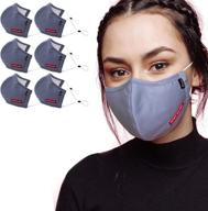 🧣 high-quality women's scarves & wraps: premium washable reusable face masks with multiple layers logo