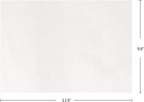img 1 attached to 10X14 пергаментная бумага, листы пергаментной бумаги Beasea, 200 шт., антипригарная белая бумага, листы для выпечки, декоративная бумага для выпечки, фритюрница, приготовление пищи, гриль, жарка и приготовление на пару