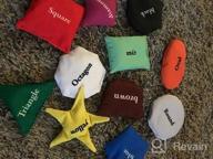 img 1 attached to Educational Bean Bags For Toddlers: Preschool Learning Toys To Teach Shapes, Colors & Montessori Activities - Fun Travel Catch Or Toss Game For Boys And Girls review by Tammy Reeves