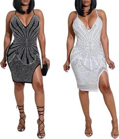 img 2 attached to 🌟 Showstopper Sensations: Ranfare Birthday Rhinestone Nightclub Dresses - Unbelievable Women's Clothing and Dresses!