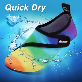 img 1 attached to Kids Water Shoes Boys Girls Quick Dry Aqua Socks Beach Swim Outdoor Sports