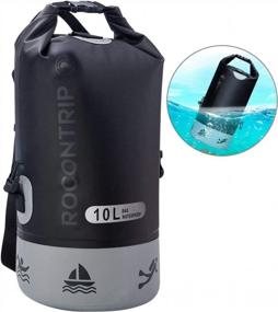 img 4 attached to Conquer Wet Adventures With ROCONTRIP Waterproof Dry Bags: 10L, 25L, And 40L Options For Kayaking, Beach, Rafting, And More!