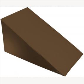 img 1 attached to 7" 10" 12" Foam Bed Wedge Pillow Replacement Cover 24X24X10 Chocolate