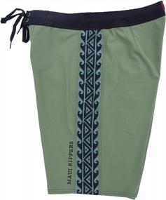 img 3 attached to Maui Rippers Men'S 21-Inch Board Shorts With 4-Way Stretch And Spacious Pockets For Swimming And Surfing