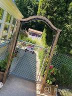 img 1 attached to Enhance Your Garden With BrylaneHome Flower Box And Trellis In Black review by Jackie Sturgeon