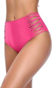 img 3 attached to 👙 Holipick Strappy Waisted Swimsuit: Stylish Bottoms for Women's Clothing at Swimsuits & Cover Ups